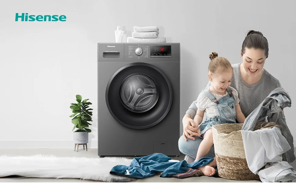 ماشین لباسشویی هایسنس 8 کیلو 2023 مدل WFBV8012EMT