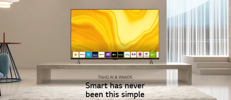 امکانات هوشمند تلویزیون ال جی QNED7S