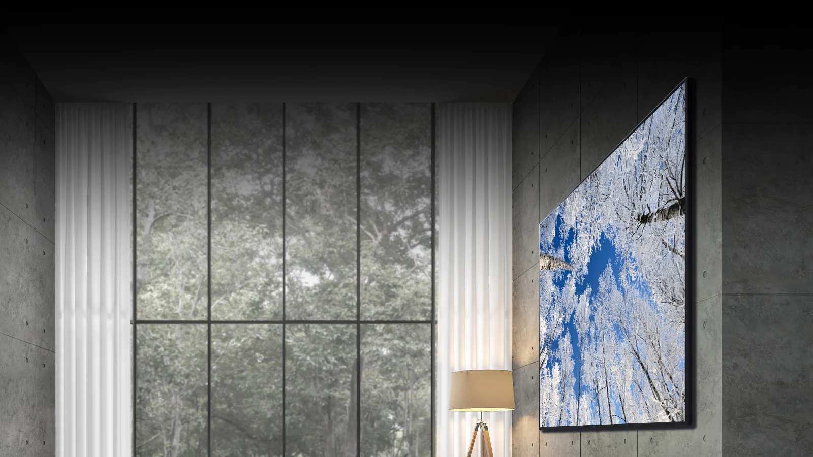 طراحی تلویزیون ال جی 55UQ9000