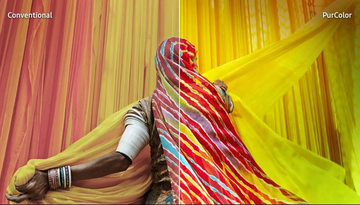 کیفیت تلویزیون سامسونگ CU7100