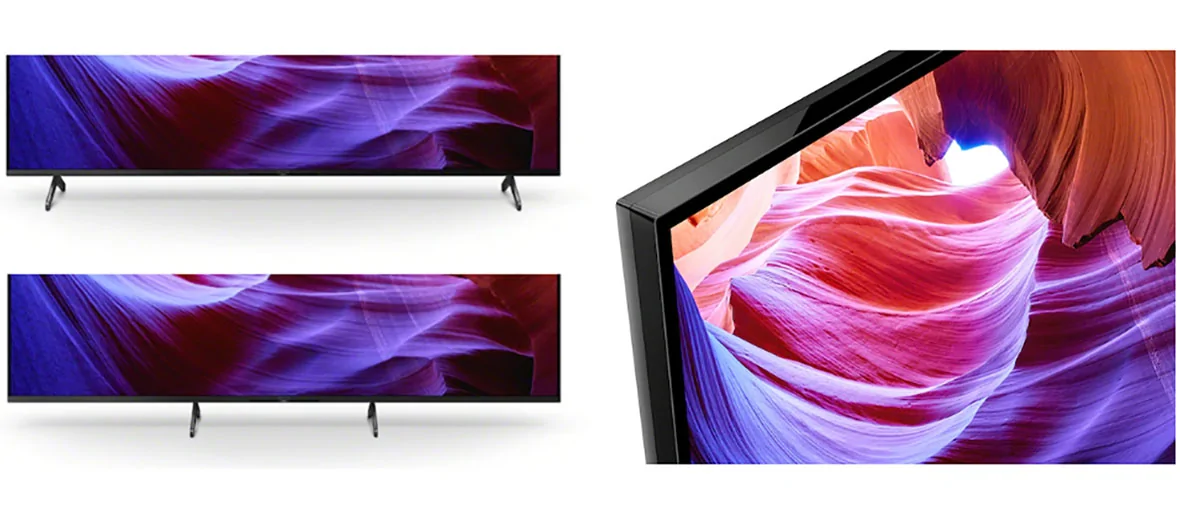 طراحی تلویزیون 85 اینچ سونی X85K