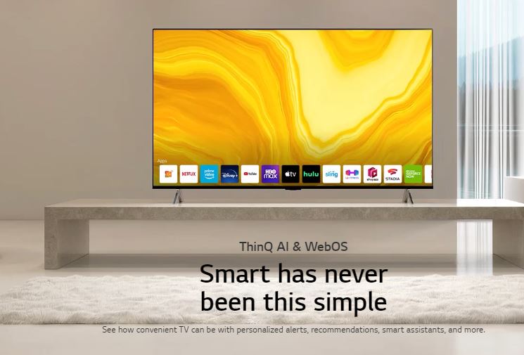 امکانات هوشمند تلویزیون ال جی QNED91