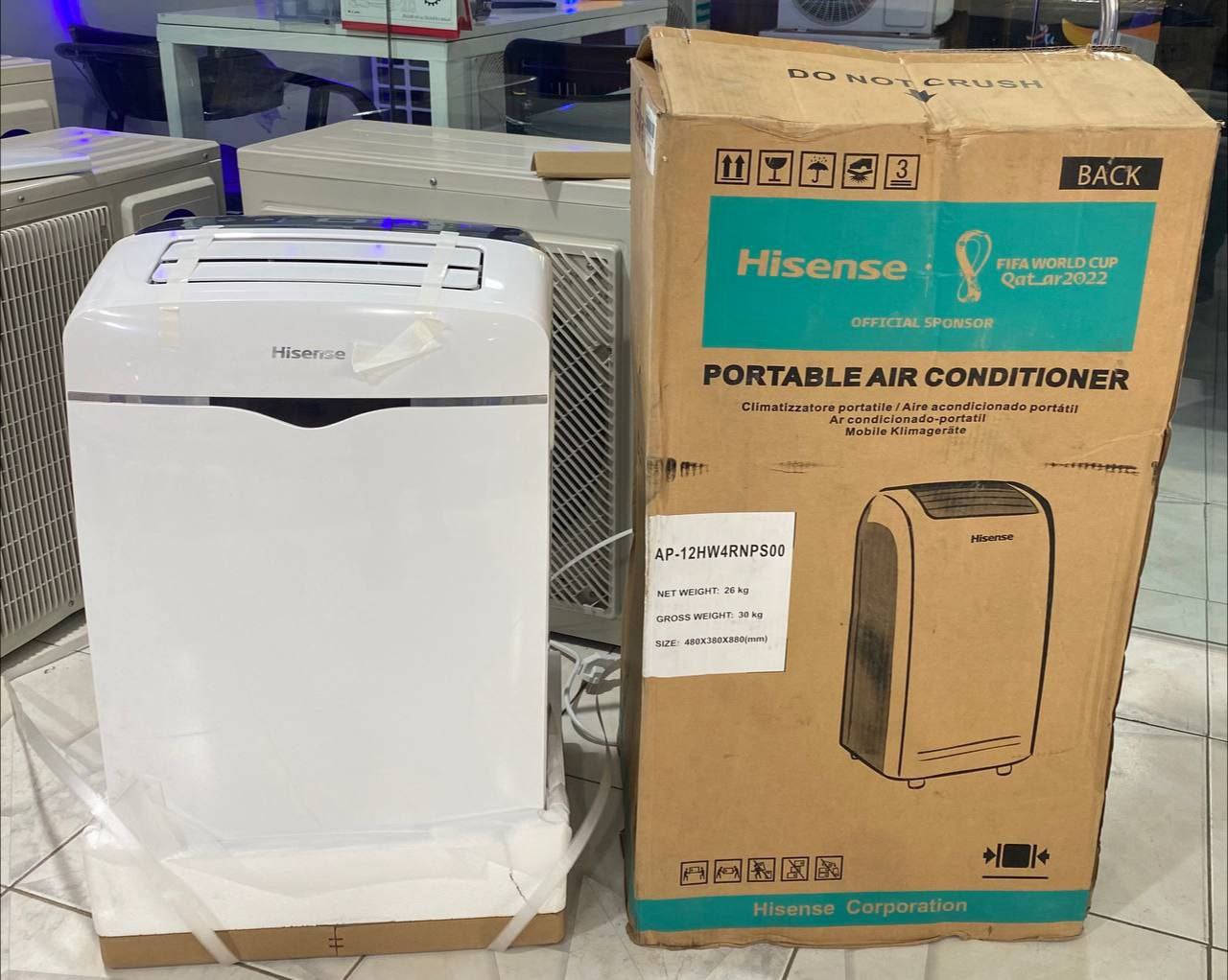 کولر گازی 12000 پرتابل هایسنس 