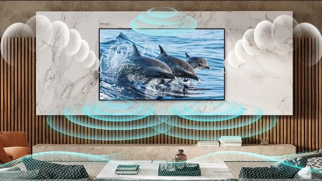 صدا تلویزیون ال جی QNED75