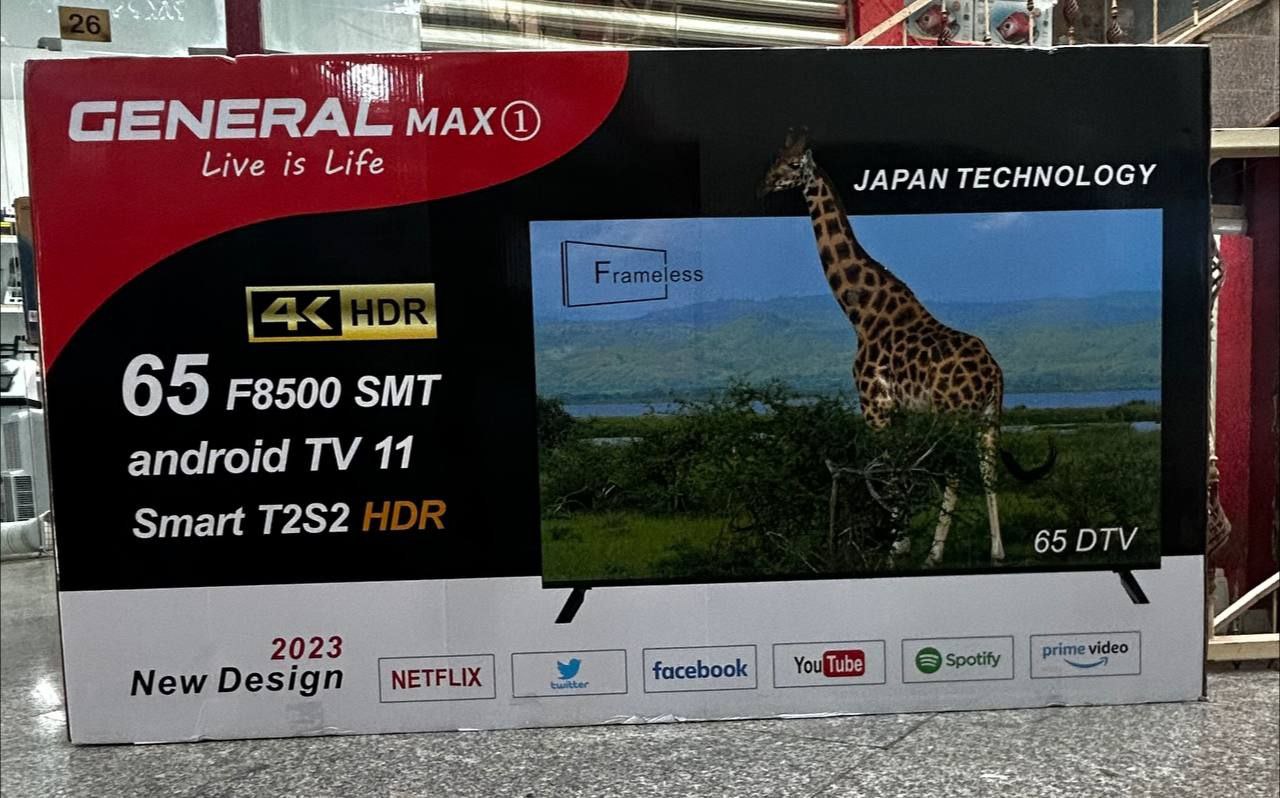 تلویزیون 65 اینچ جنرال مکس 2023 مدل 65F8500