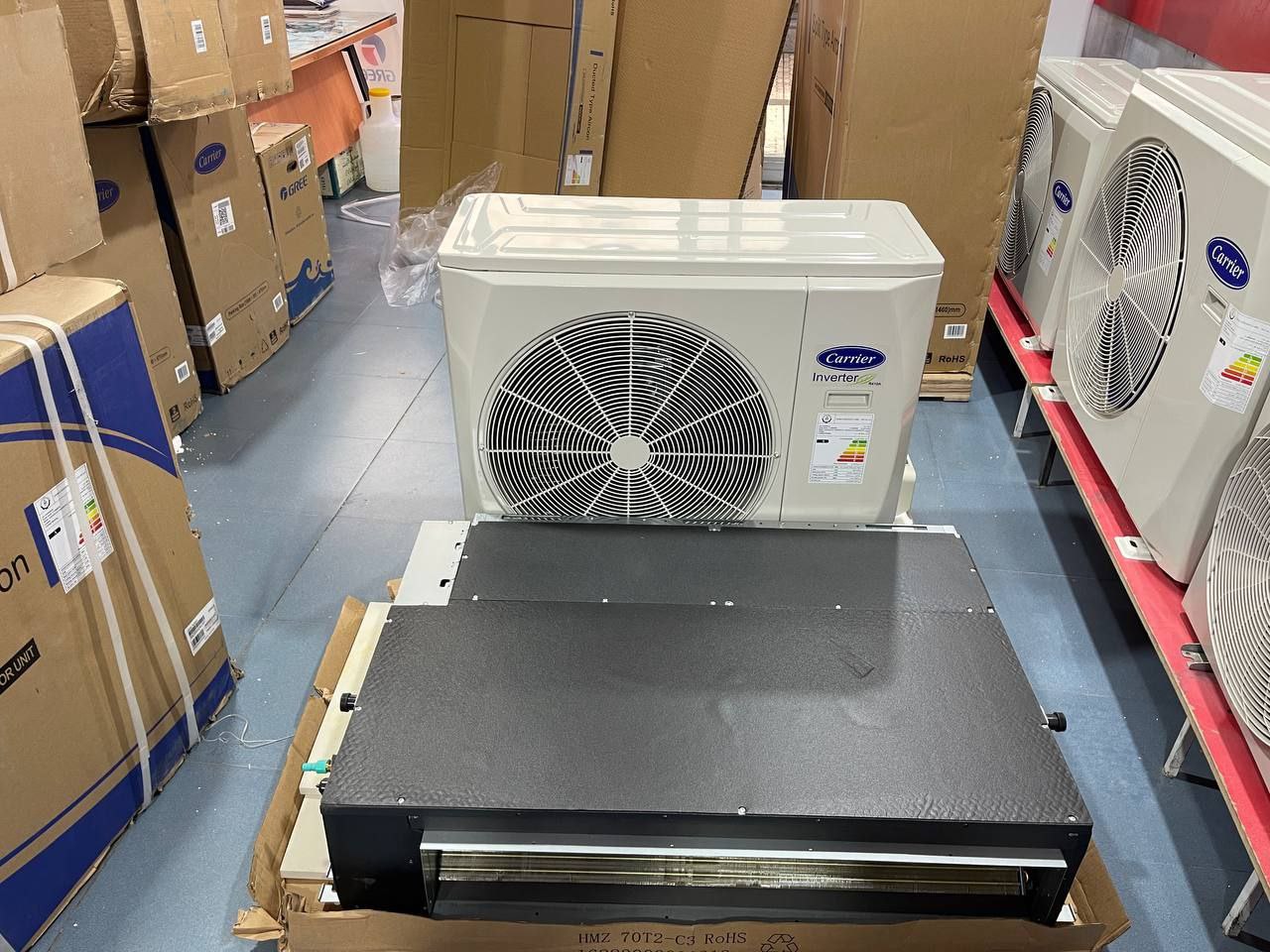 کولرگازی داکت اسپلیت کریر 24000 اینورتر مدل 42QSM024VSP