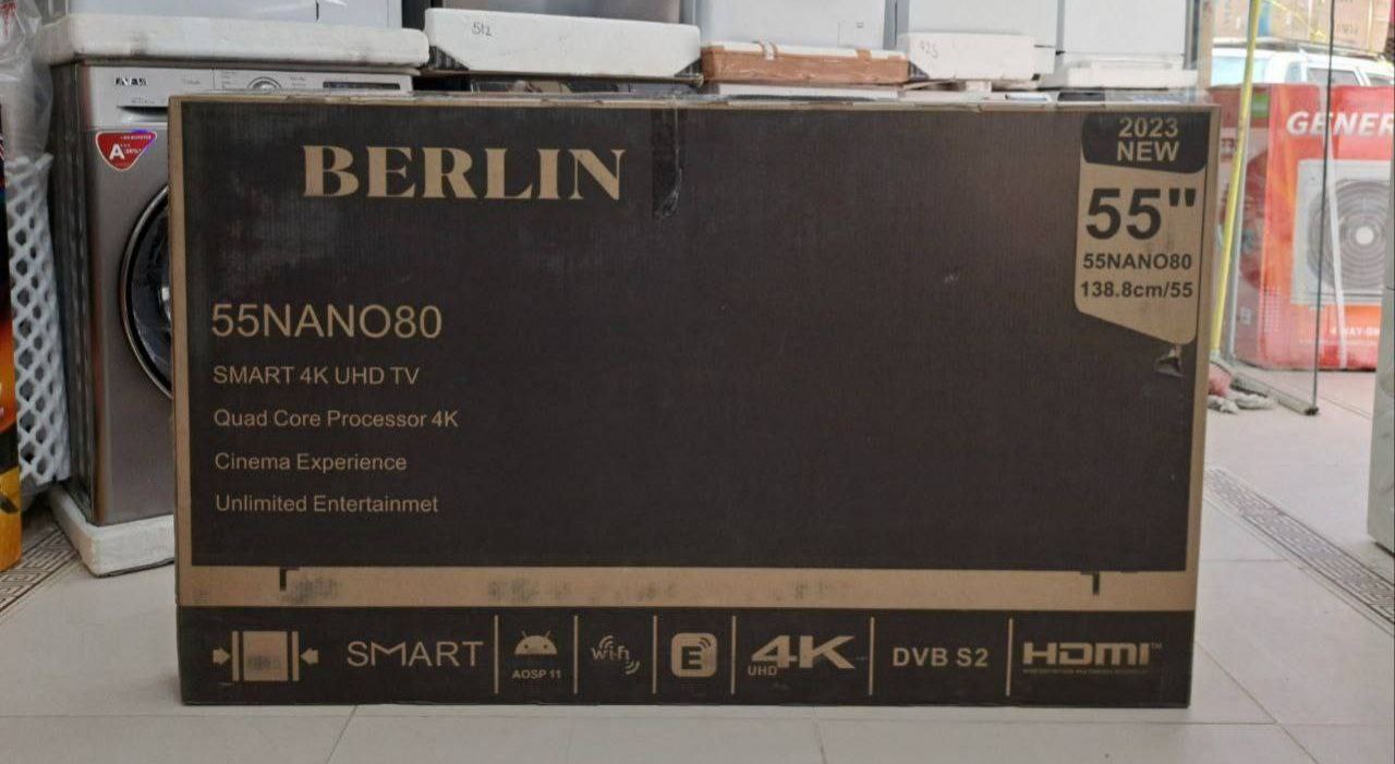 تلویزیون 55 اینچ جنرال برلین NANO80 اسمارت 2023 مدل 55NANO80