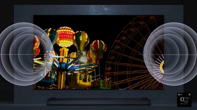 صدا در تلویزیون ال جی QNED91