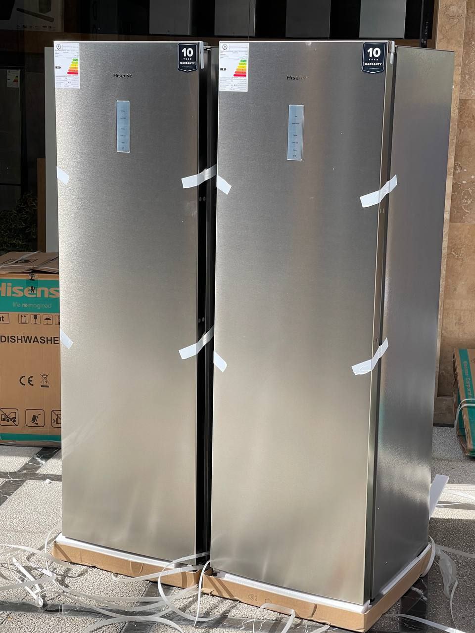 یخچال دوقلو هایسنس مدل RL484N4WWU\FV356N4AWU