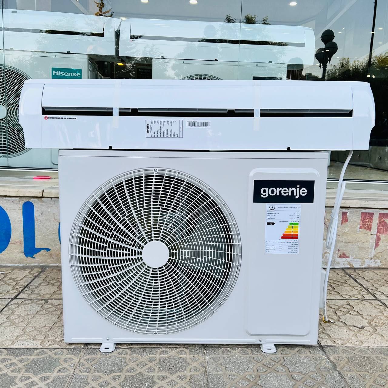 کولر گازی 24000 گرنیه اینورتر دار موتور T3 مدل GAS-24UF