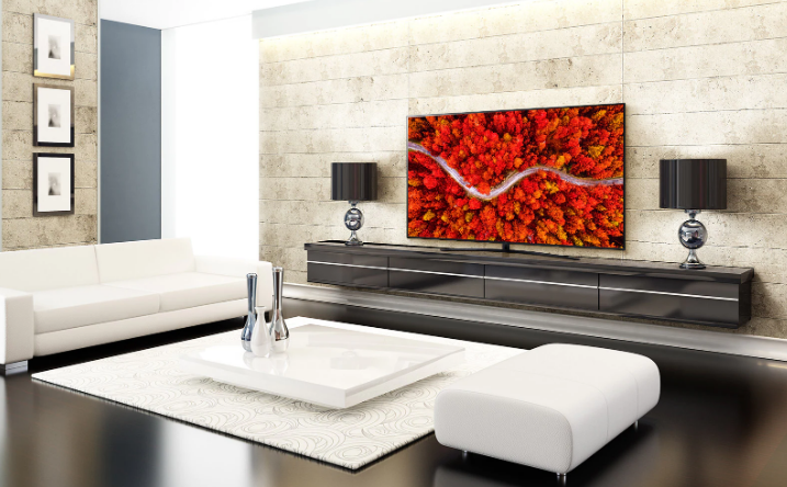 طراحی تلویزیون ال جی up8000 86