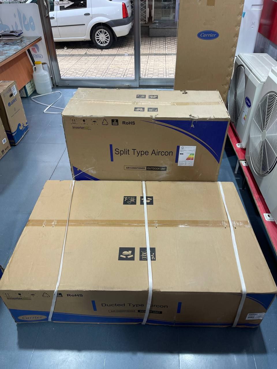 کولرگازی 36000 داکت اسپلیت کریر اینورتر