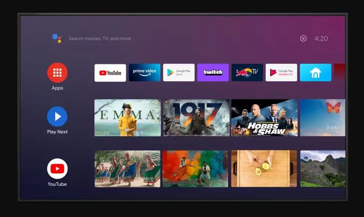 هوشمندی تلویزیون جنرال مکسQC910