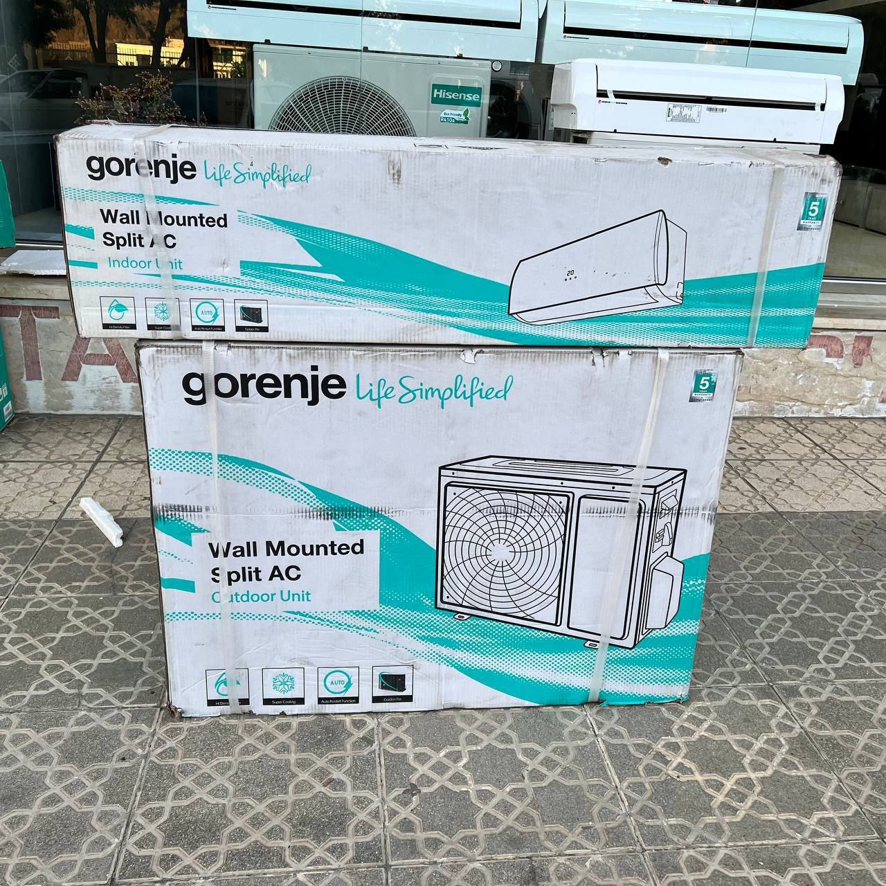 کولر گازی 24000 گرنیه اینورتر دار موتور T3 مدل GAS-24UF