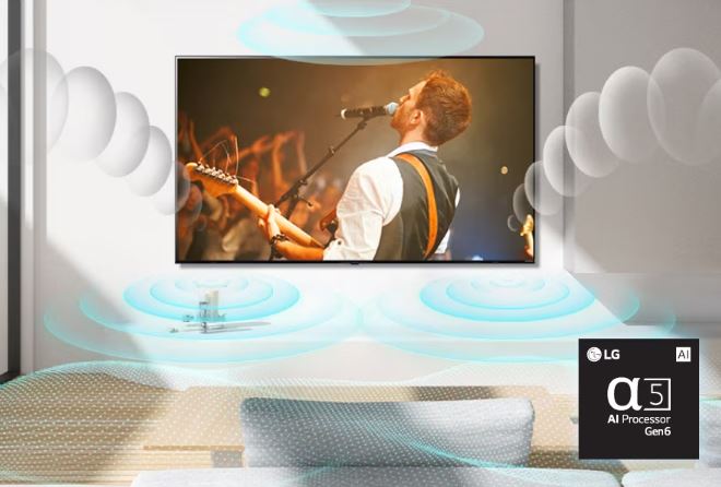 صدا در تلویزیون ال جی ur7800