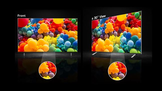 کیفیت تصویر تلویزیون ال جی QNED91