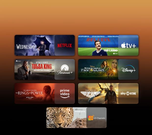 امکانات هوشمند تلویزیون ال جی UR8100