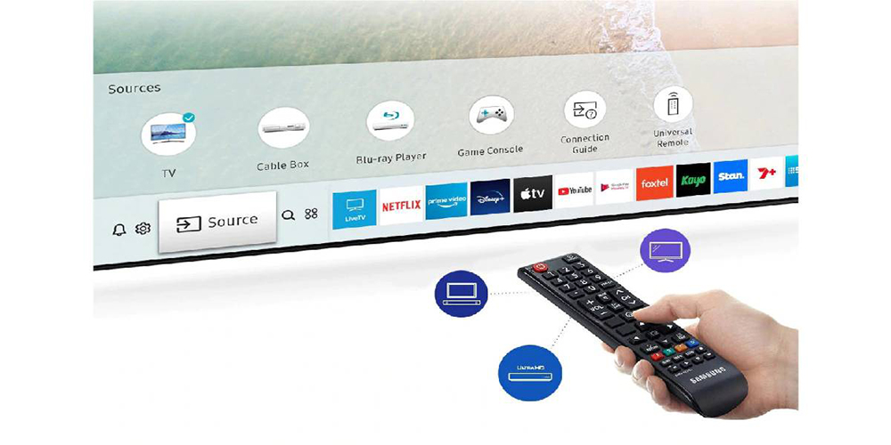 تلویزیون 65 اینچ سامسونگ BU8100 اسمارت مدل 65BU8100