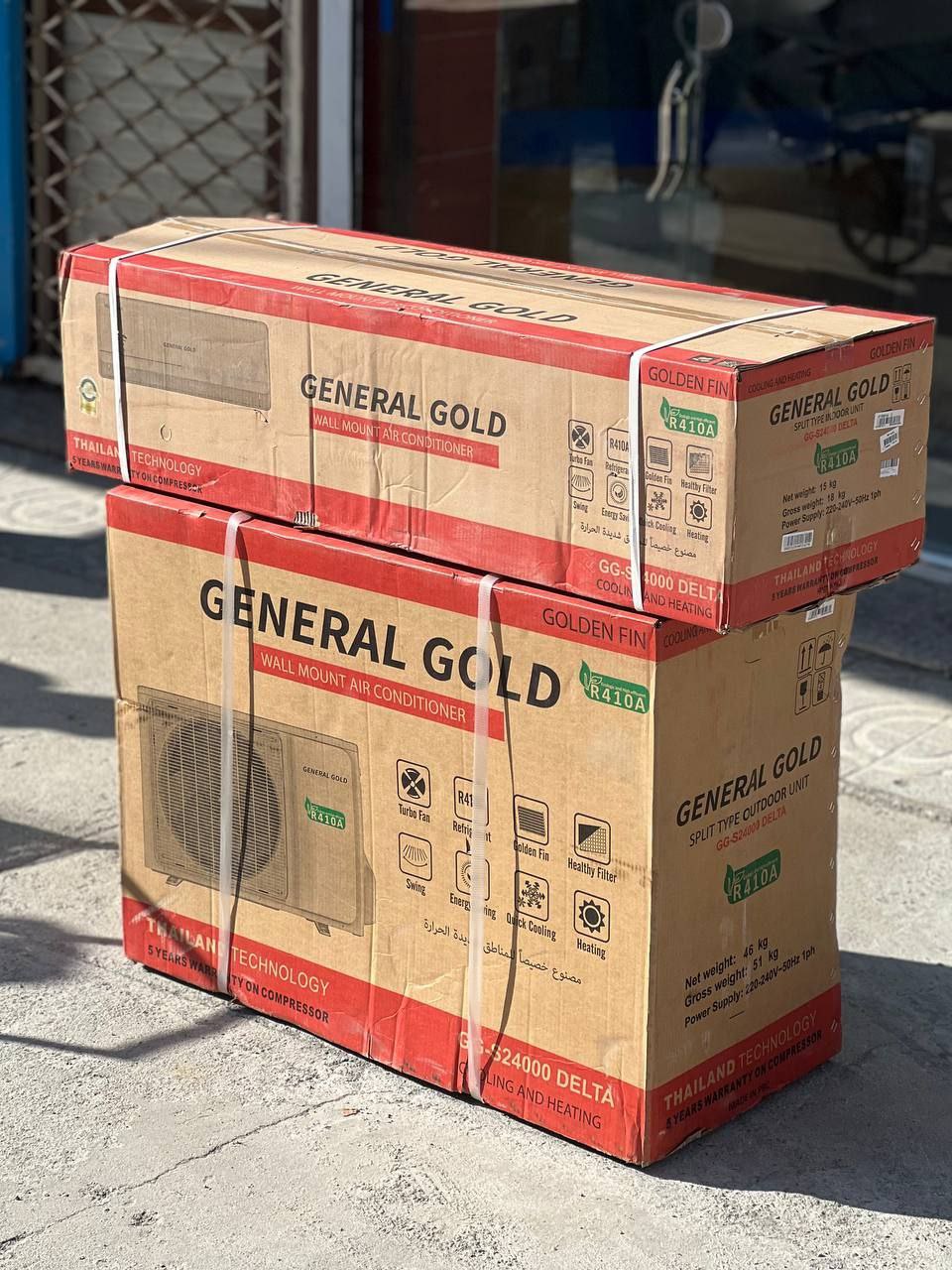 کولر گازی 24000 جنرال گلد GG-S24000 DELTA