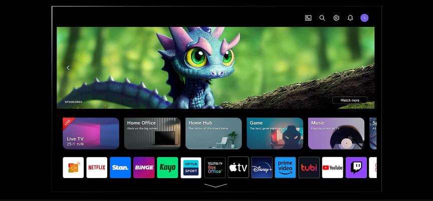 امکانات هوشمند تلویزیون ال جی QNED75