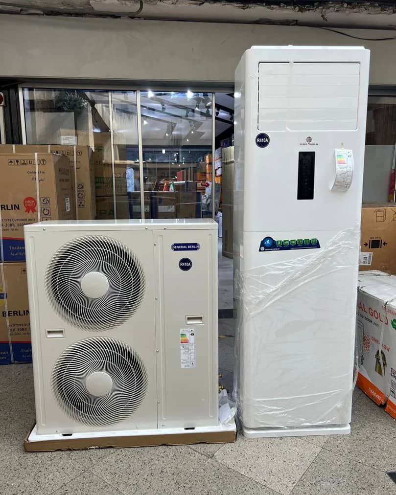 کولر گازی 36000 ایستاده جنرال برلین سرد و گرم مدل CHF3-36LA