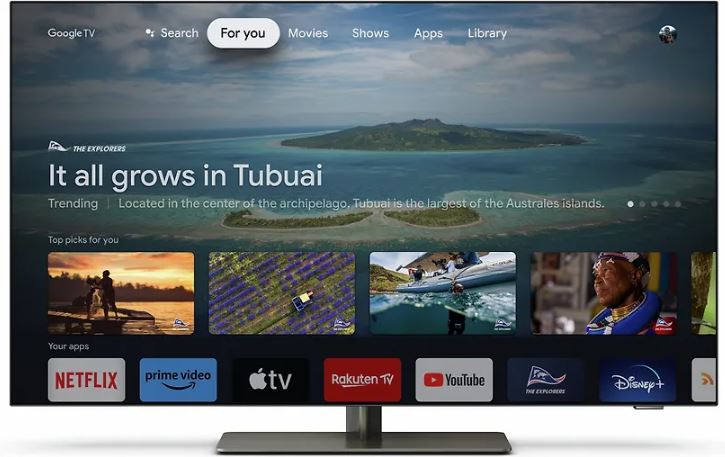  امکانات هوشمند تلویزیون فیلیپس OLED848